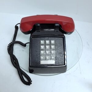 ITT push button telephone vintage 1970s